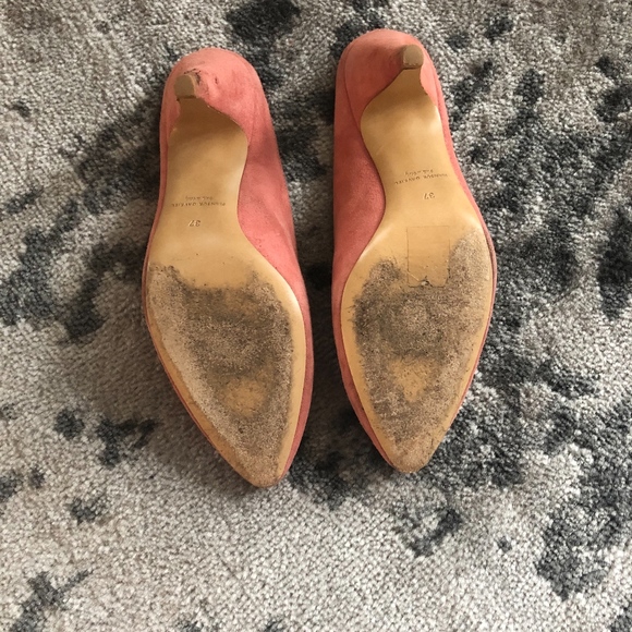 Mansur Gavriel Pink Suede Slide - Picture 4 of 5